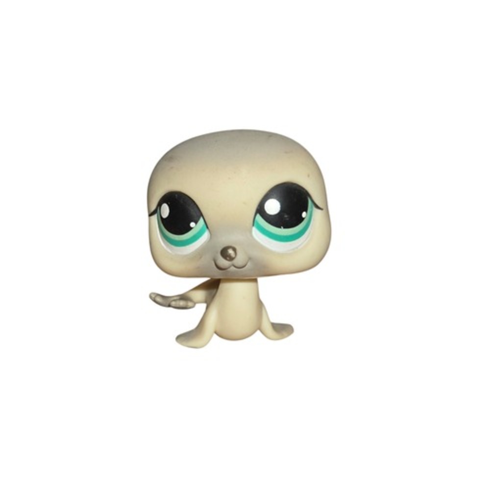 2007 Hasbro Littlest Pet Shop LPS Arctic Adventure #342 Seal Green Eyes